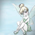 Disney Tinker Bell Sketch Art Surface Book 2 13.5in Skin